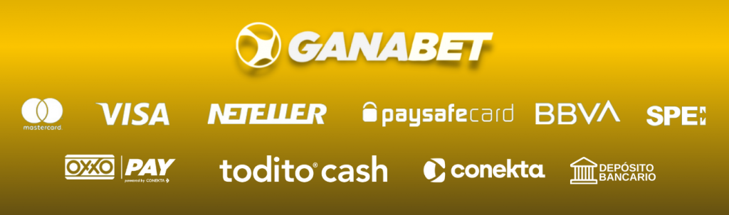 Opciones de pago en Ganabet
