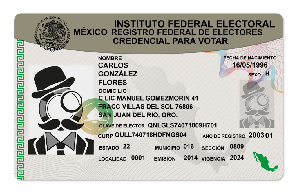 INE identificación oficial