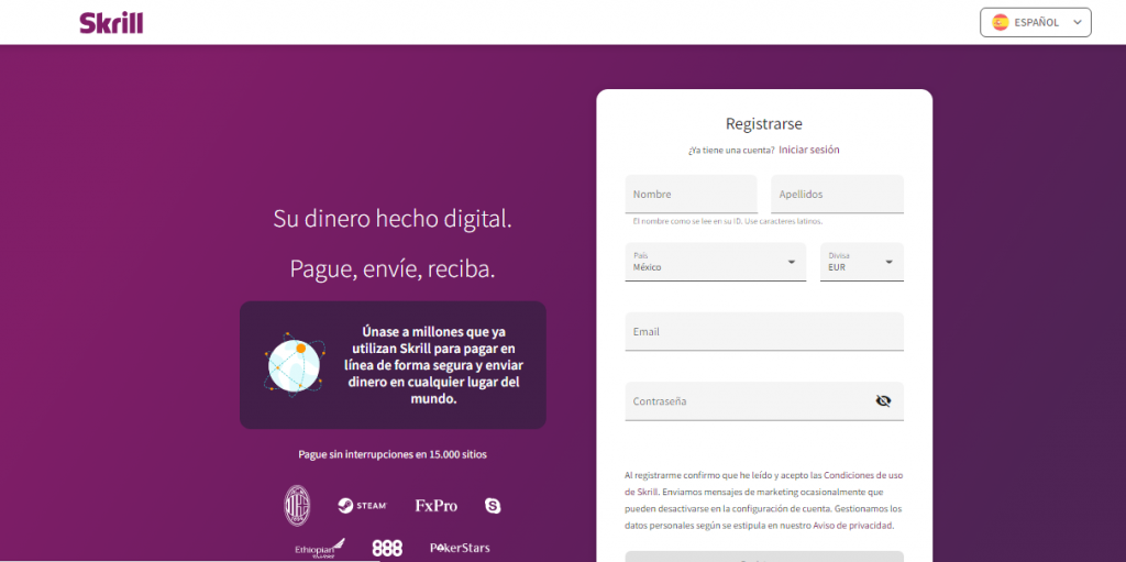 pagina-registro Skrill-registro